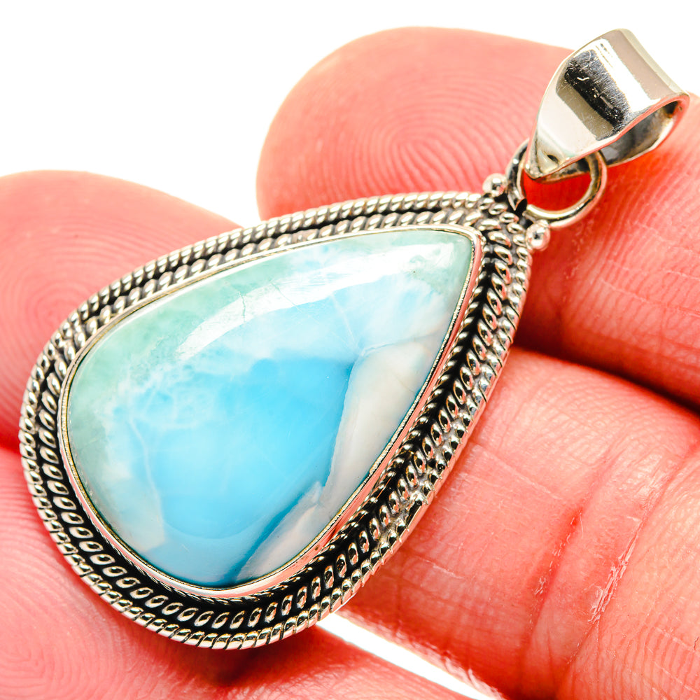 Larimar Pendants handcrafted by Ana Silver Co - PD21805