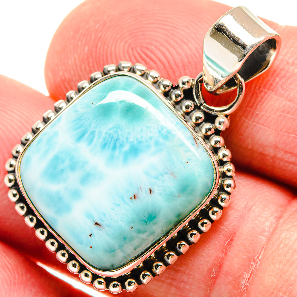 Larimar Pendants handcrafted by Ana Silver Co - PD21806