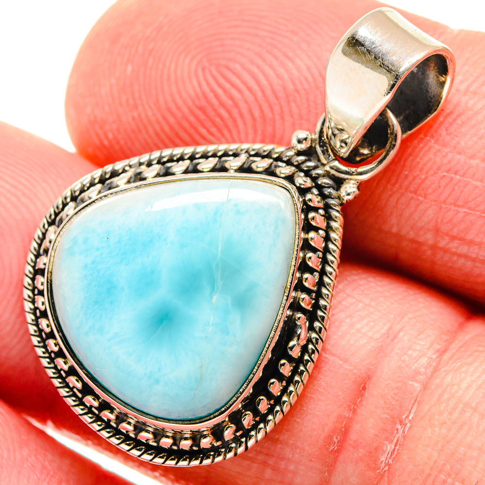 Larimar Pendants handcrafted by Ana Silver Co - PD21807
