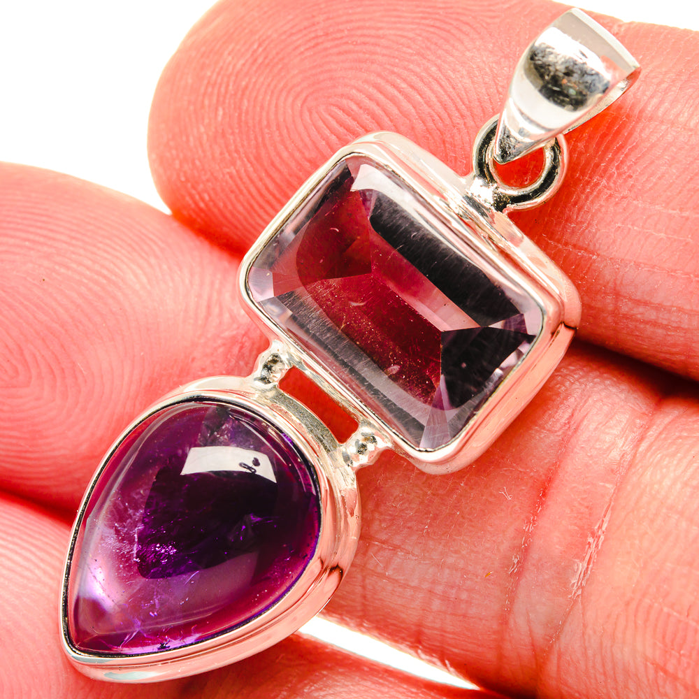 Amethyst Pendants handcrafted by Ana Silver Co - PD21852