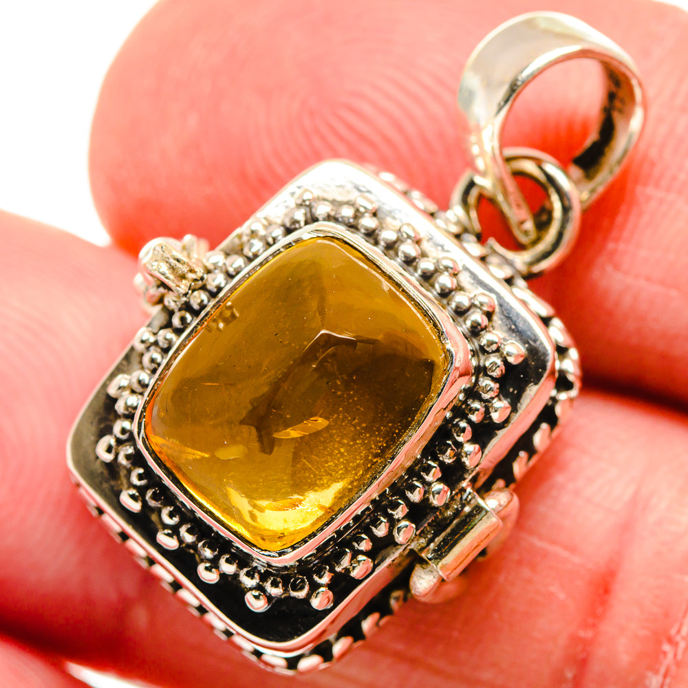 Citrine Pendants handcrafted by Ana Silver Co - PD21855