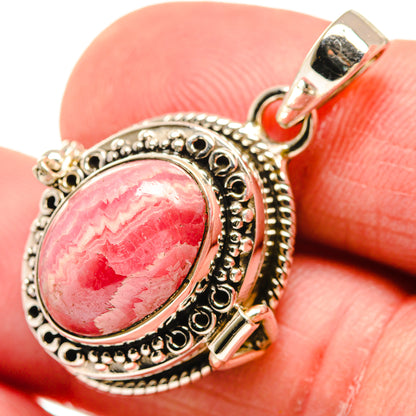 Rhodochrosite Pendants handcrafted by Ana Silver Co - PD21859
