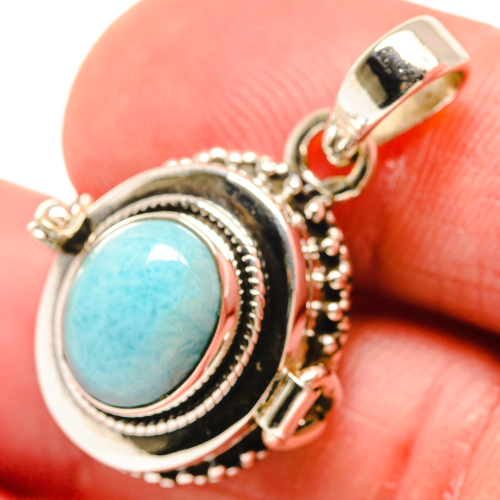 Larimar Pendants handcrafted by Ana Silver Co - PD21860