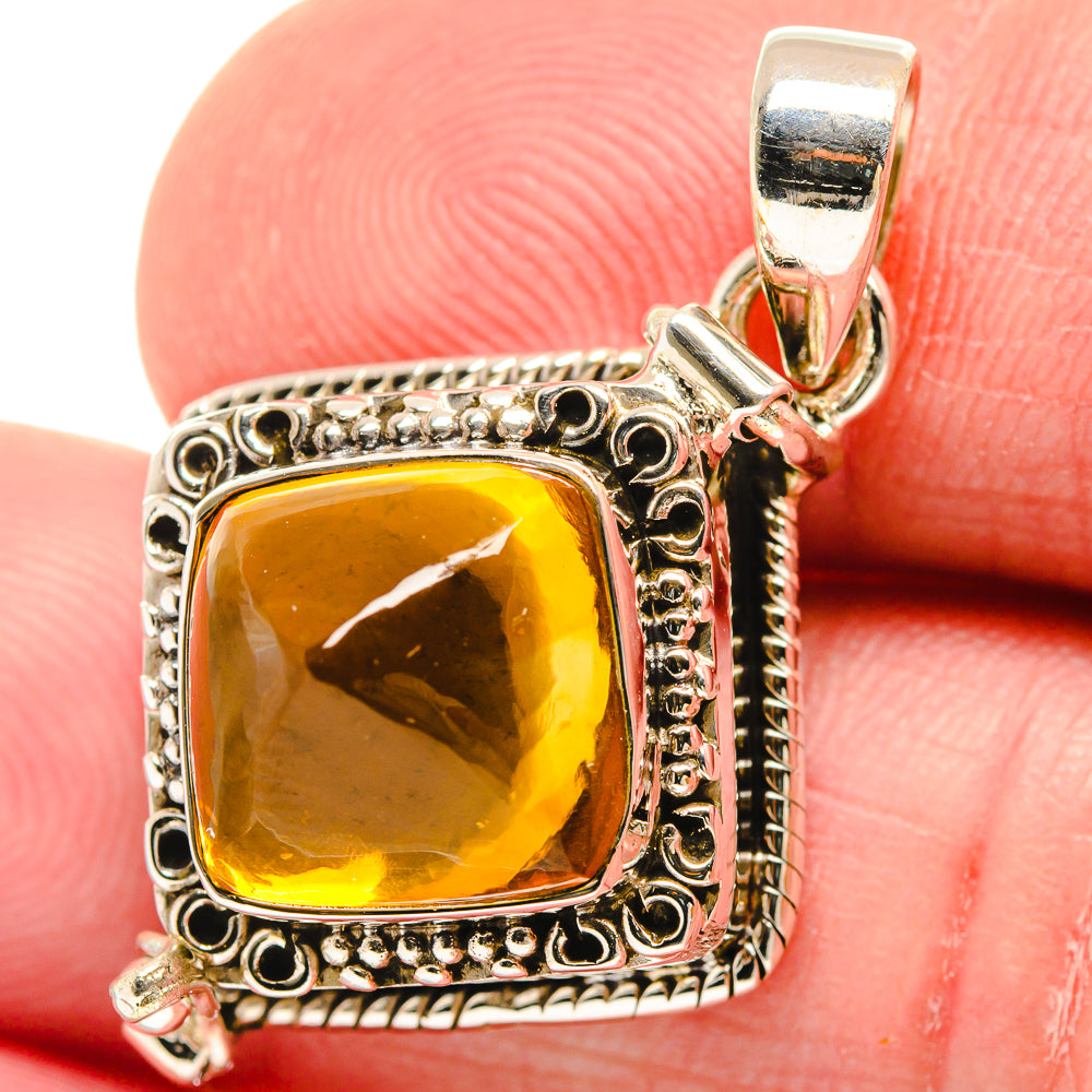 Citrine Pendants handcrafted by Ana Silver Co - PD21861