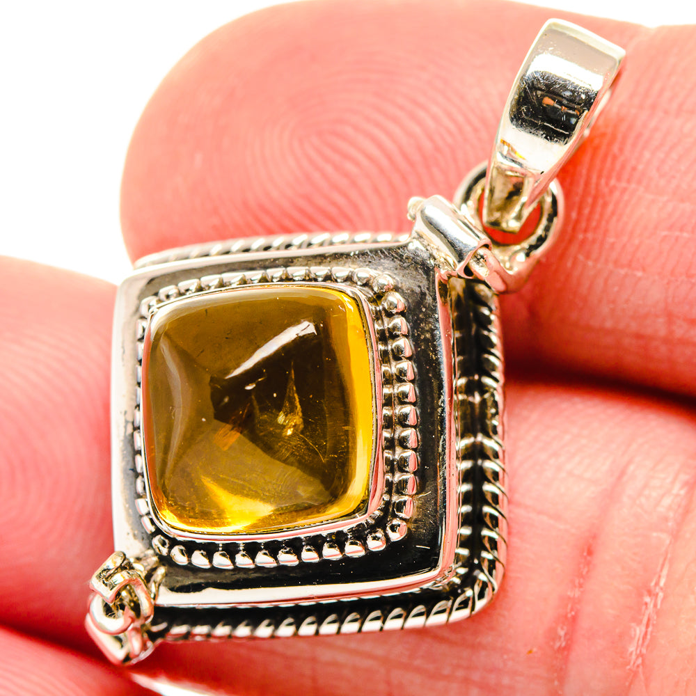 Citrine Pendants handcrafted by Ana Silver Co - PD21862