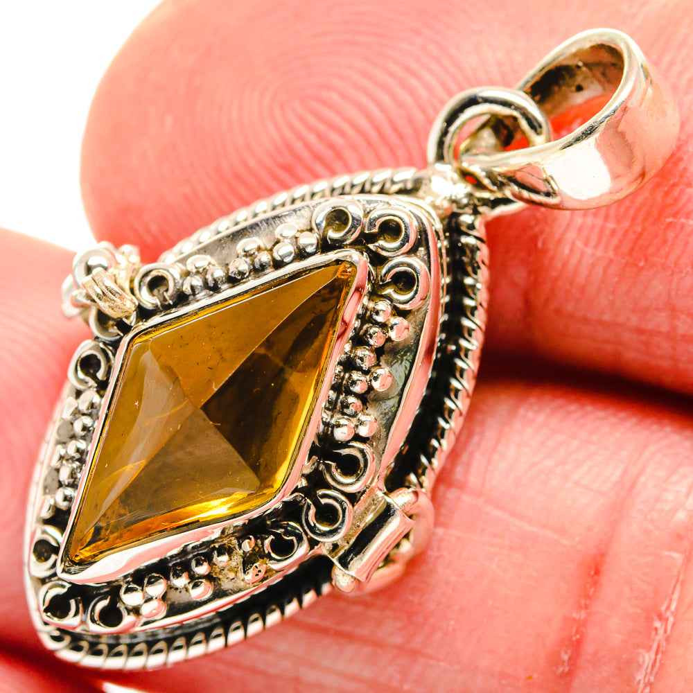 Citrine Pendants handcrafted by Ana Silver Co - PD21865