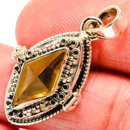 Citrine Pendants handcrafted by Ana Silver Co - PD21865
