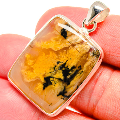 Plume Agate Pendants handcrafted by Ana Silver Co - PD21869