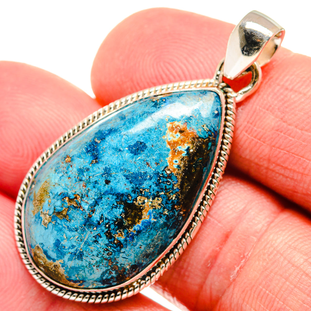 Shattuckite Pendants handcrafted by Ana Silver Co - PD21877