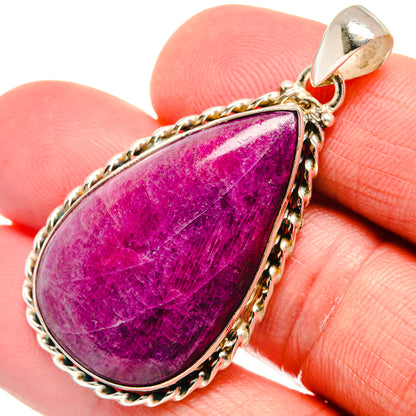 Ruby Fuchsite Pendants handcrafted by Ana Silver Co - PD21878