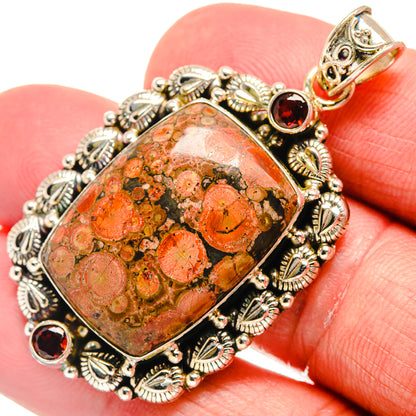 Poppy Jasper Pendants handcrafted by Ana Silver Co - PD21879