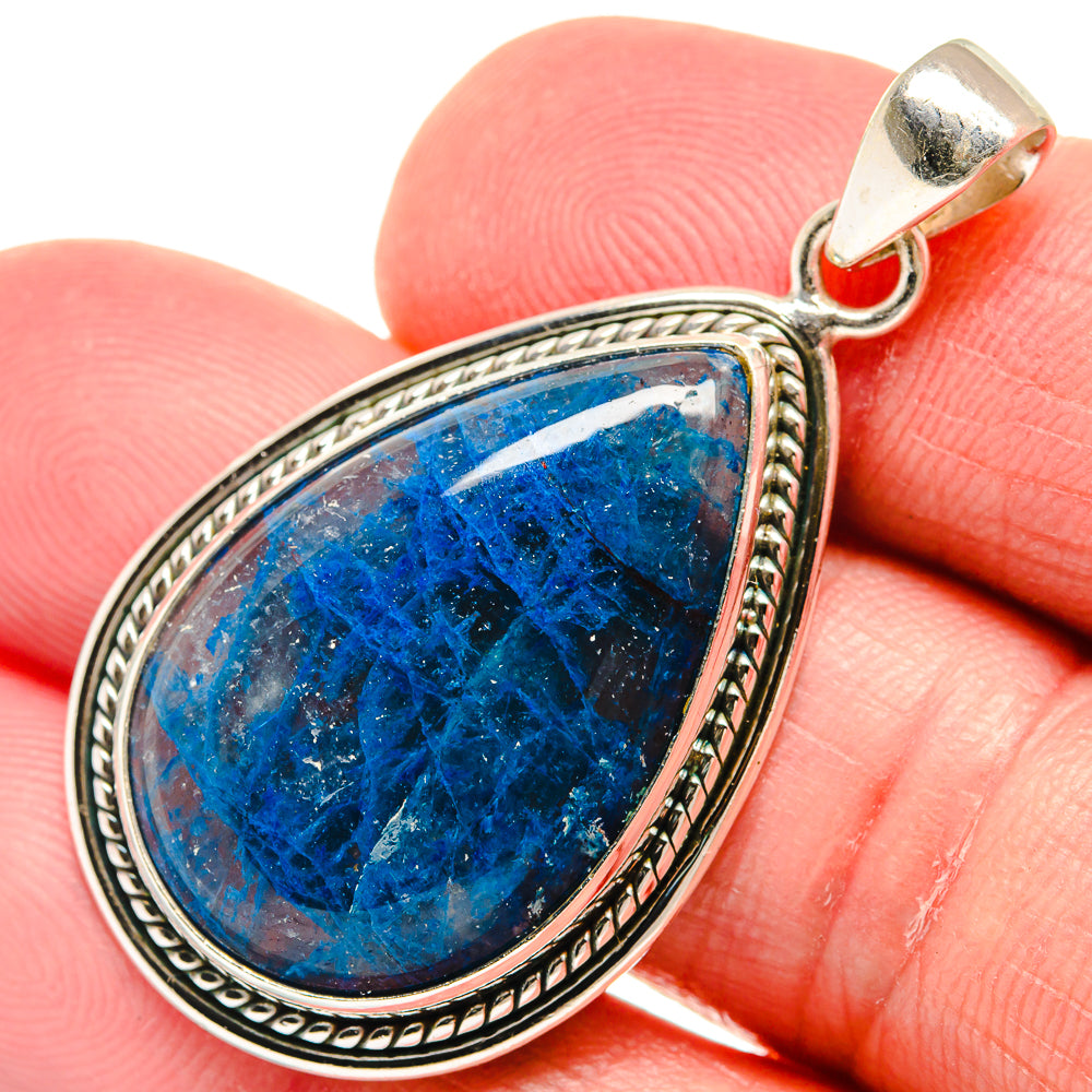 Chryscolla In Quartz Pendants handcrafted by Ana Silver Co - PD21882