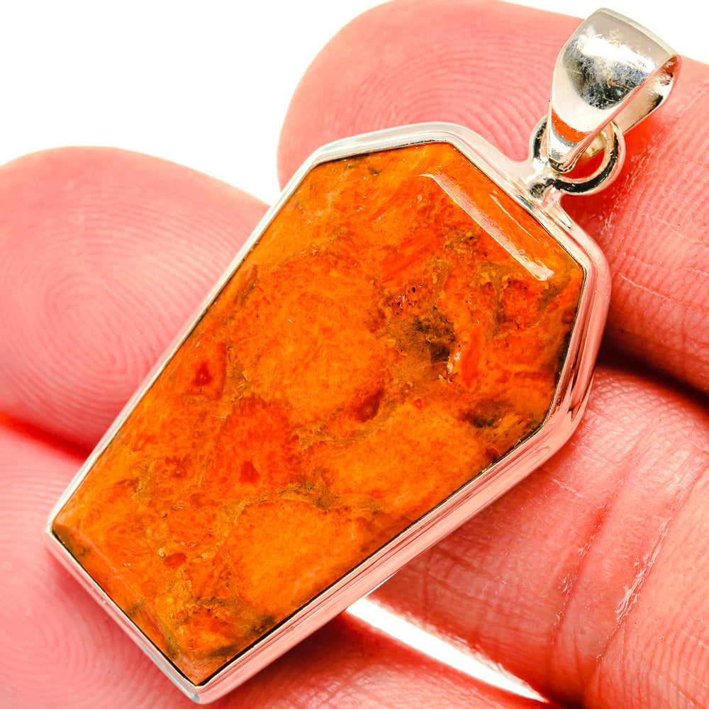 Sponge Coral Pendants handcrafted by Ana Silver Co - PD21887