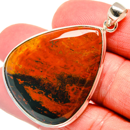 Bloodstone Pendants handcrafted by Ana Silver Co - PD21889