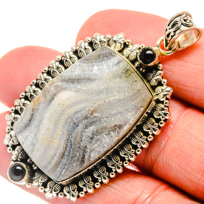 Desert Druzy Pendants handcrafted by Ana Silver Co - PD21893