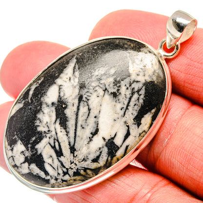 Chrysanthemum Stone Pendants handcrafted by Ana Silver Co - PD21895
