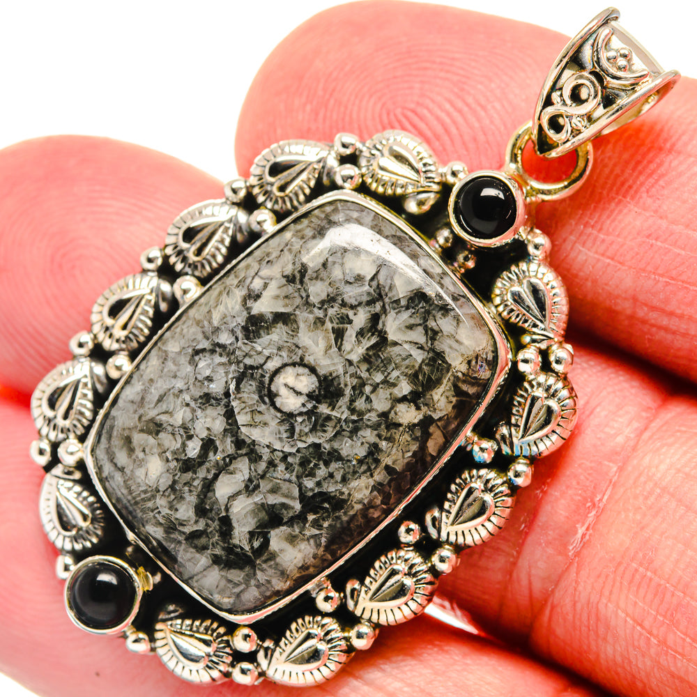 Pinolith Jasper Pendants handcrafted by Ana Silver Co - PD21902