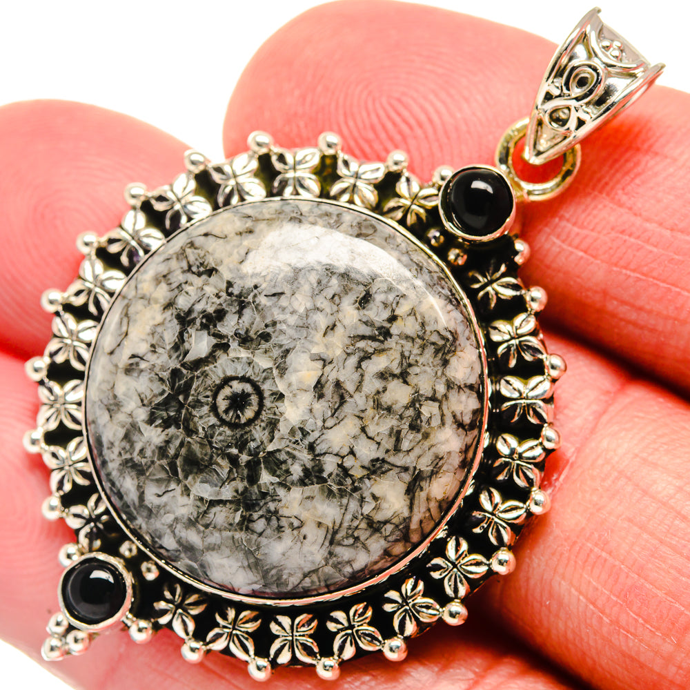 Pinolith Jasper Pendants handcrafted by Ana Silver Co - PD21903