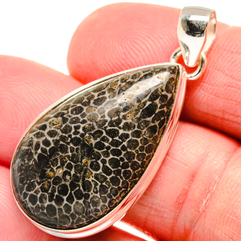 Stingray Coral Pendants handcrafted by Ana Silver Co - PD21919