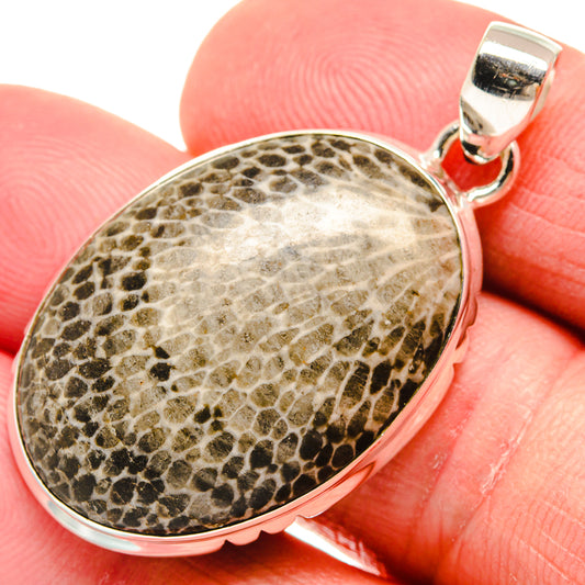 Stingray Coral Pendants handcrafted by Ana Silver Co - PD21922