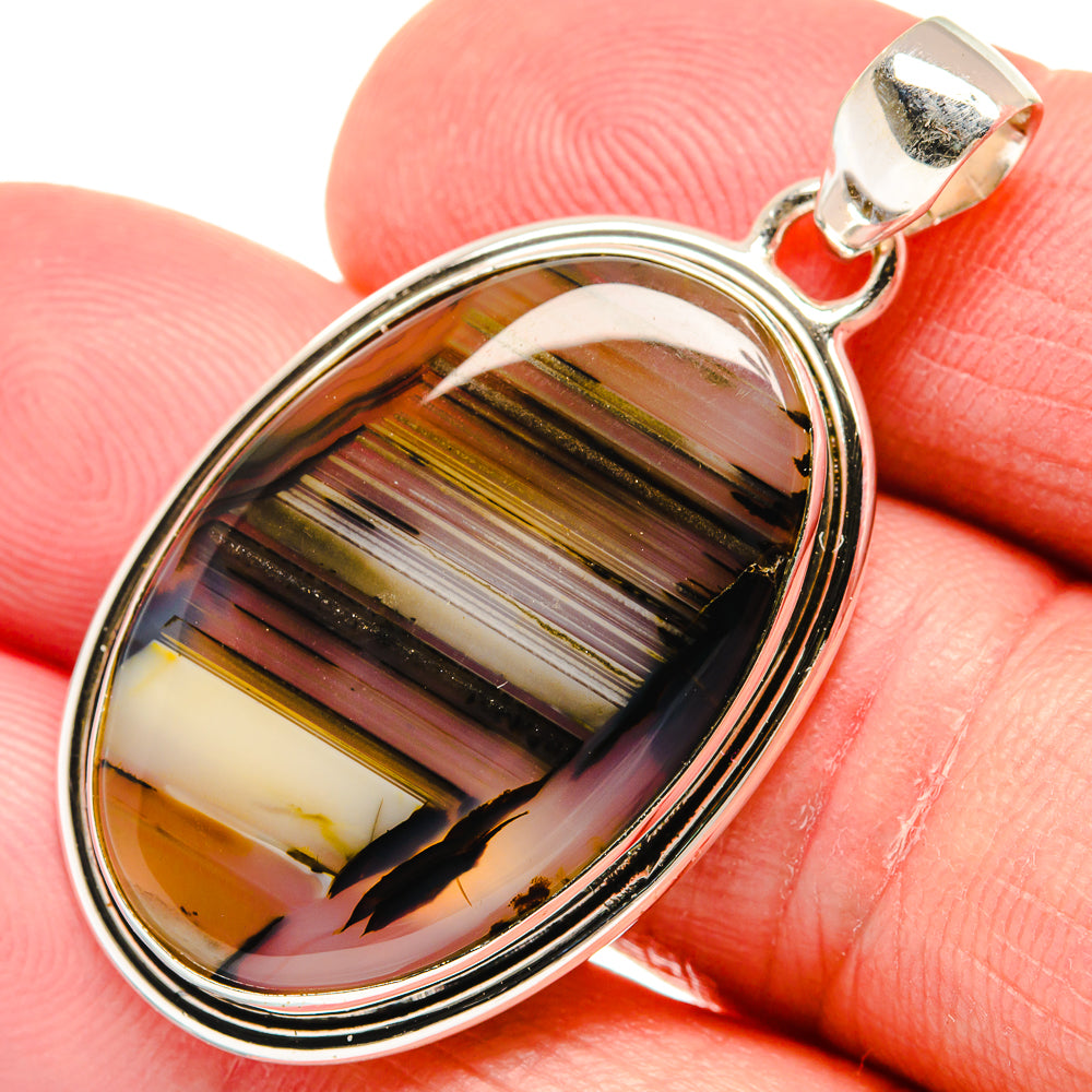 Montana Agate Pendants handcrafted by Ana Silver Co - PD21924