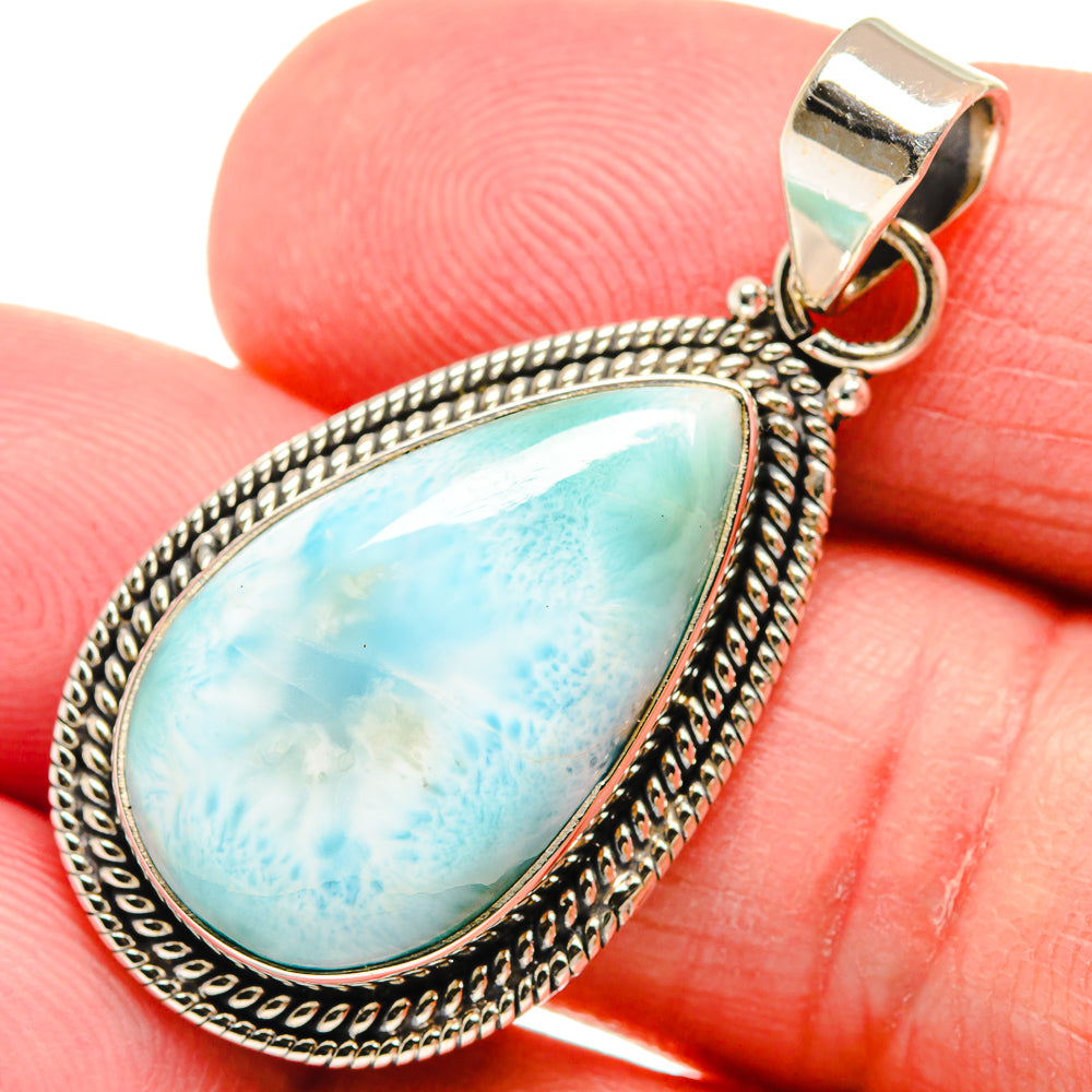 Larimar Pendants handcrafted by Ana Silver Co - PD21927