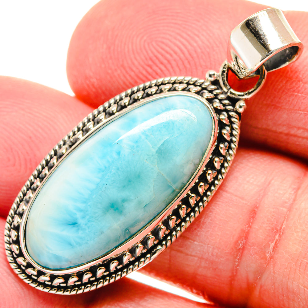 Larimar Pendants handcrafted by Ana Silver Co - PD21928