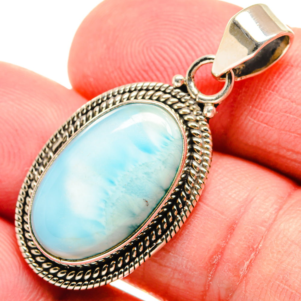 Larimar Pendants handcrafted by Ana Silver Co - PD21929