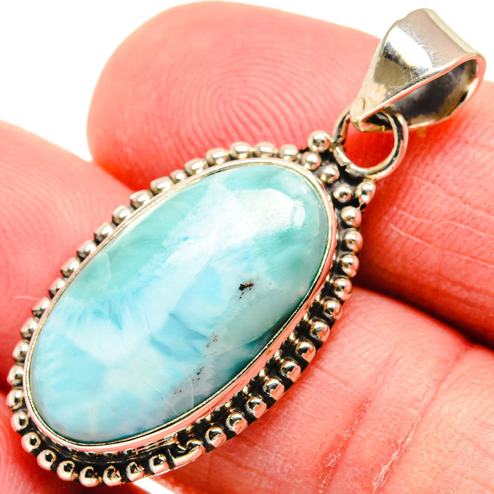 Larimar Pendants handcrafted by Ana Silver Co - PD21930