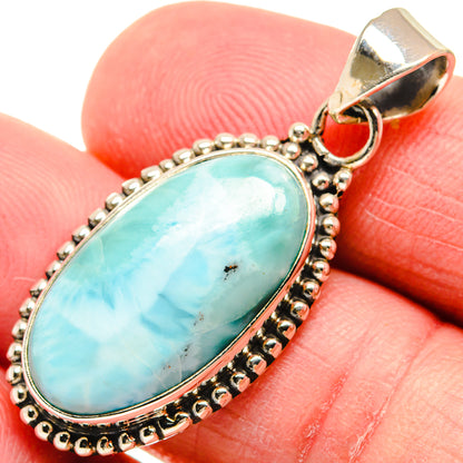Larimar Pendants handcrafted by Ana Silver Co - PD21930