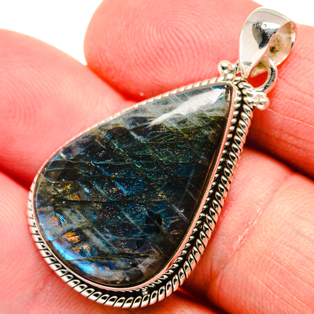 Labradorite Pendants handcrafted by Ana Silver Co - PD21939