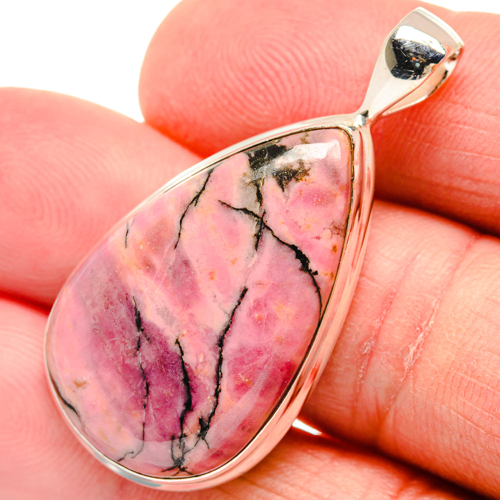 Rhodonite Pendants handcrafted by Ana Silver Co - PD21942