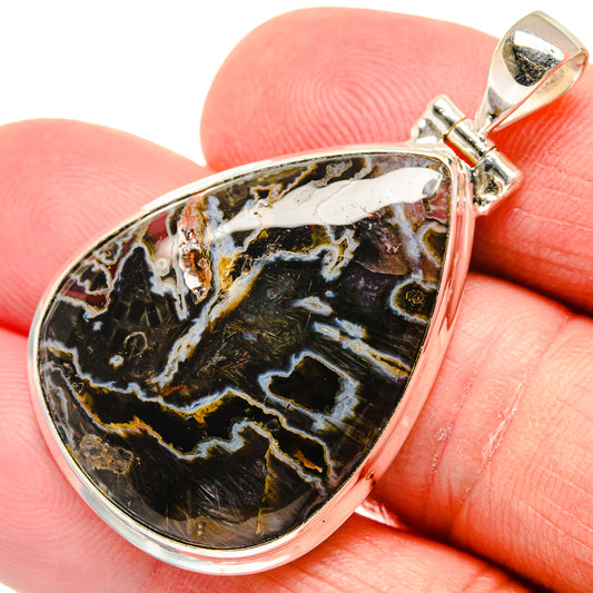 Turkish Tube Agate Pendants handcrafted by Ana Silver Co - PD21948