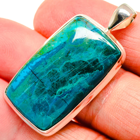 Chrysocolla Pendants handcrafted by Ana Silver Co - PD21949