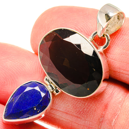 Smoky Quartz Pendants handcrafted by Ana Silver Co - PD21978