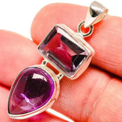 Amethyst Pendants handcrafted by Ana Silver Co - PD21981