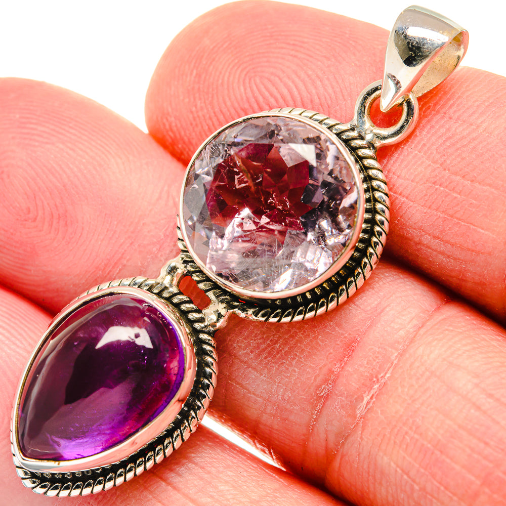 Amethyst Pendants handcrafted by Ana Silver Co - PD21993