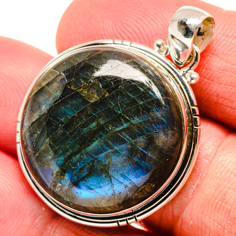 Labradorite Pendants handcrafted by Ana Silver Co - PD22006