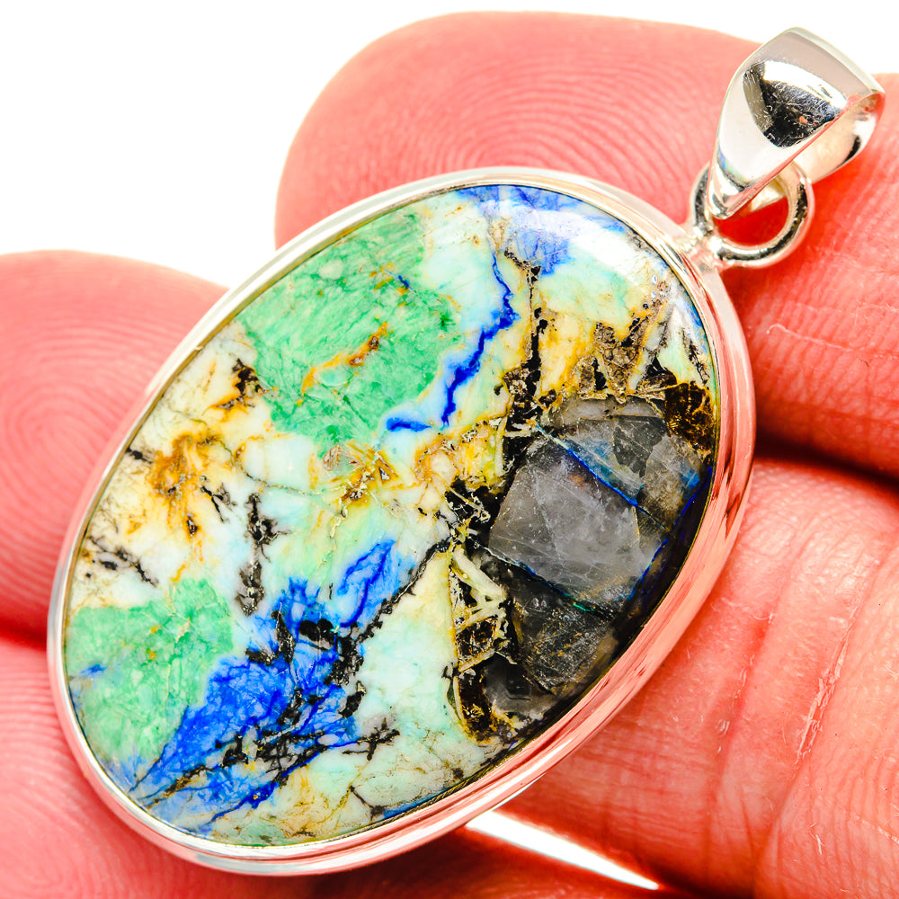 Blue Howlite Pendants handcrafted by Ana Silver Co - PD22009