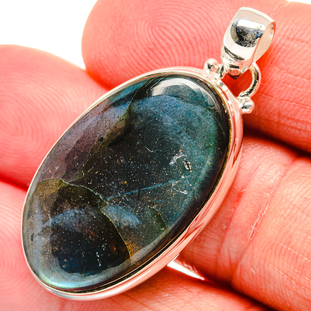 Labradorite Pendants handcrafted by Ana Silver Co - PD22013