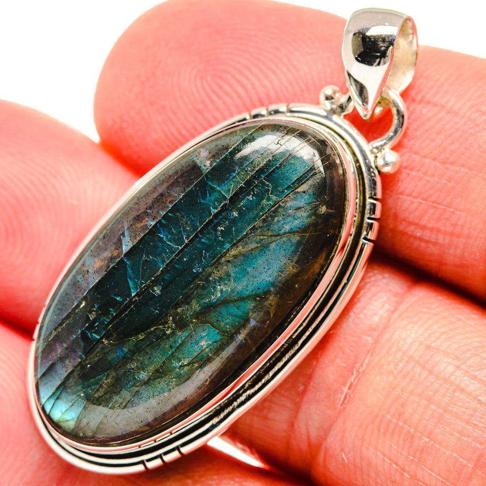 Labradorite Pendants handcrafted by Ana Silver Co - PD22014