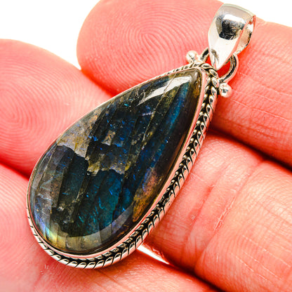 Labradorite Pendants handcrafted by Ana Silver Co - PD22015