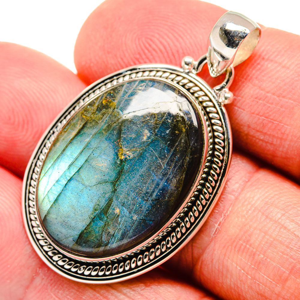 Labradorite Pendants handcrafted by Ana Silver Co - PD22016