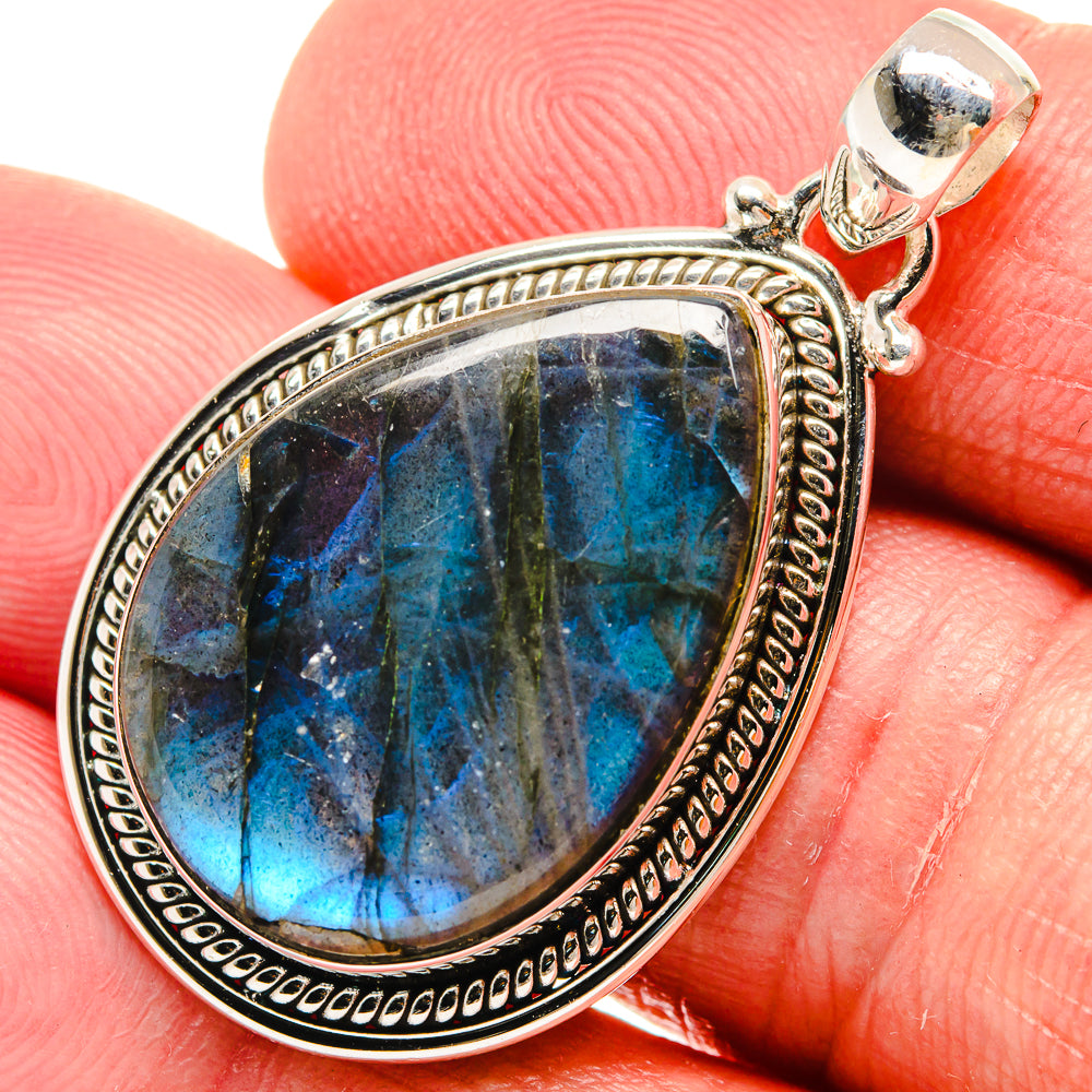 Labradorite Pendants handcrafted by Ana Silver Co - PD22017