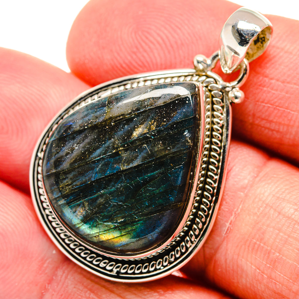 Labradorite Pendants handcrafted by Ana Silver Co - PD22018