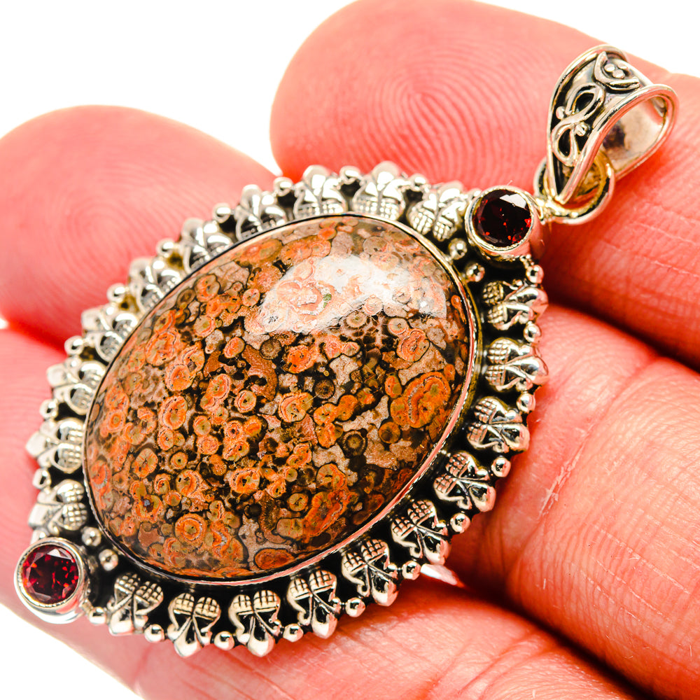 Ocean Jasper Pendants handcrafted by Ana Silver Co - PD22027