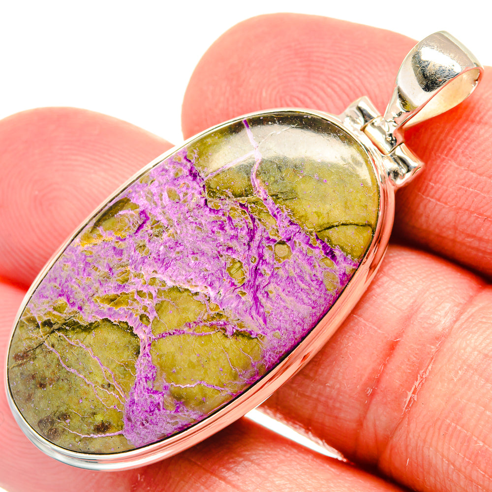 Stichtite Pendants handcrafted by Ana Silver Co - PD22032