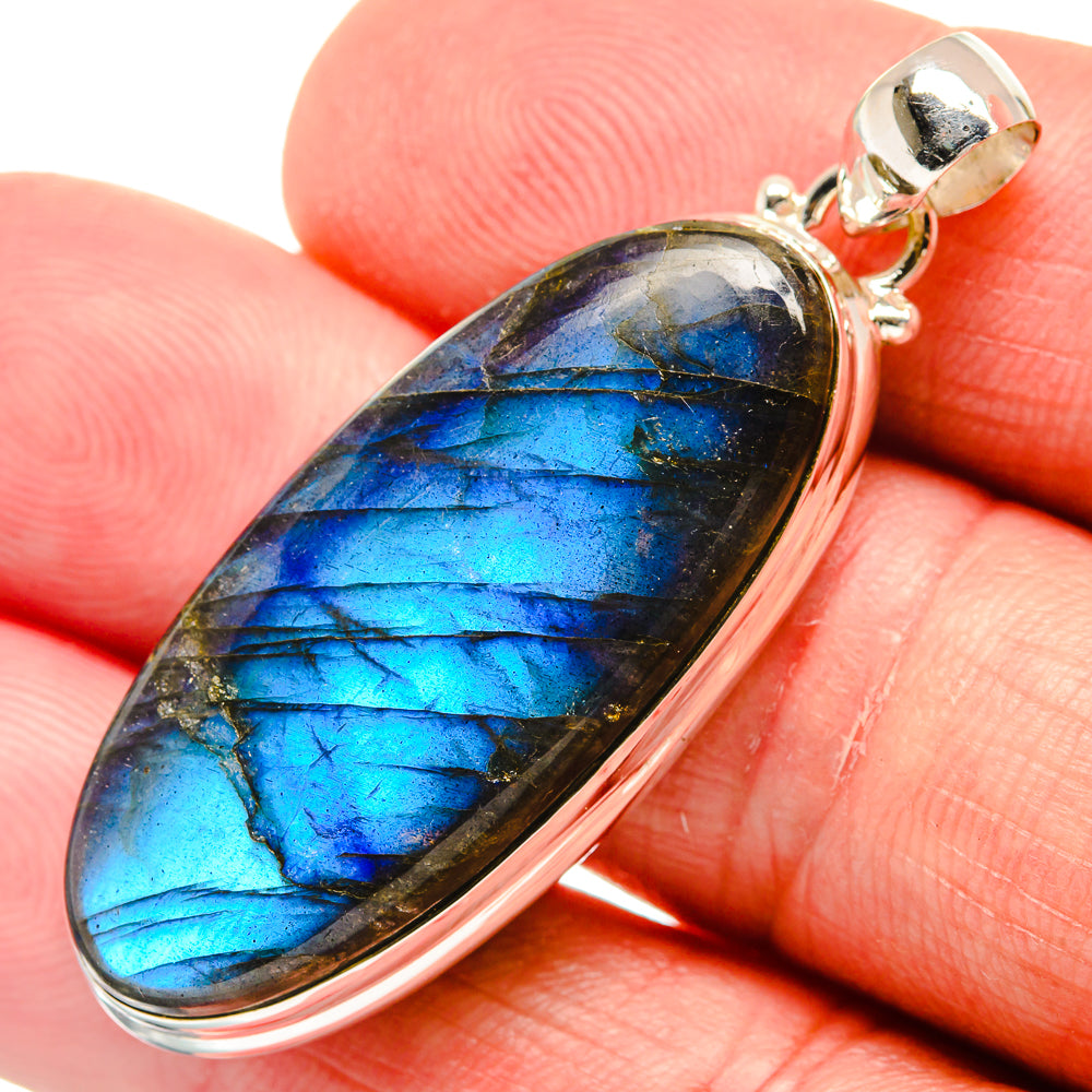 Labradorite Pendants handcrafted by Ana Silver Co - PD22034