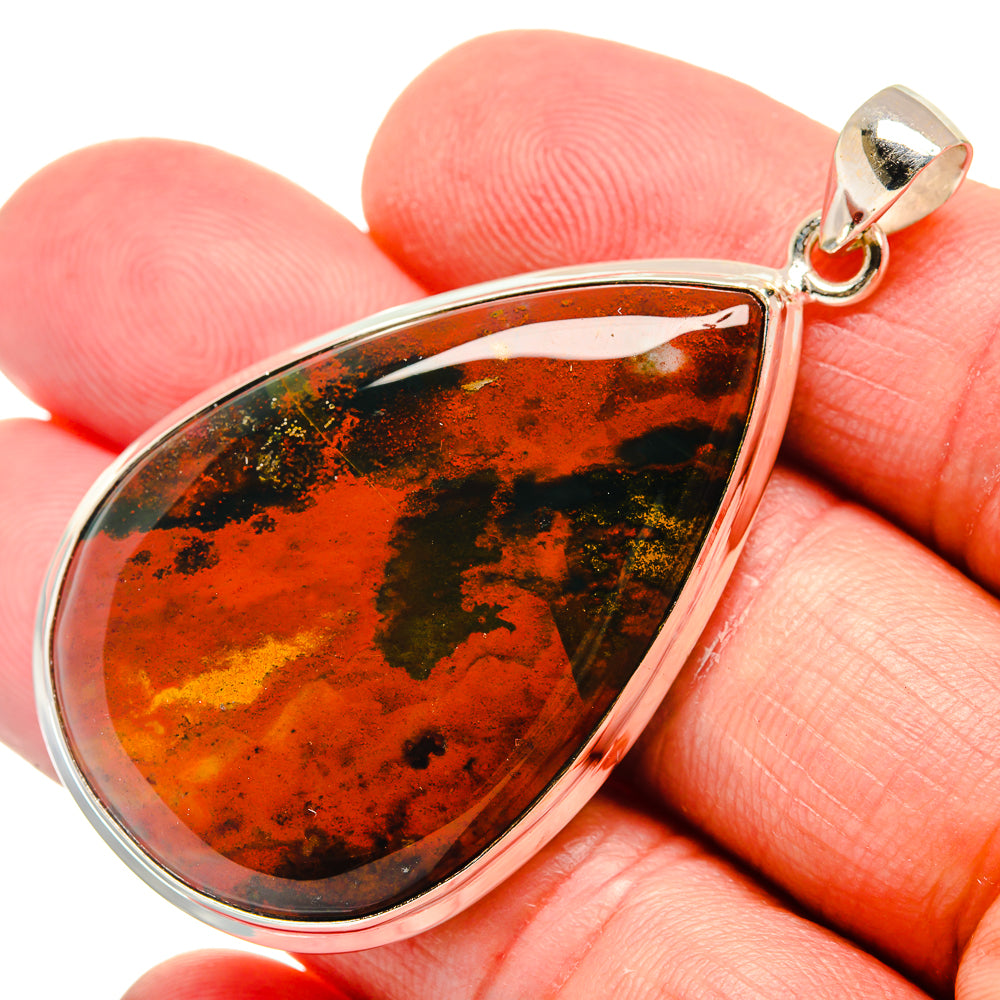 Ocean Jasper Pendants handcrafted by Ana Silver Co - PD22035