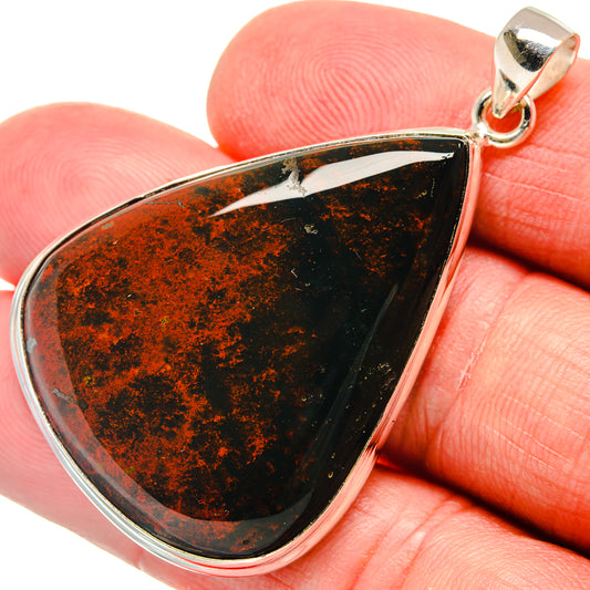 Bloodstone Pendants handcrafted by Ana Silver Co - PD22046